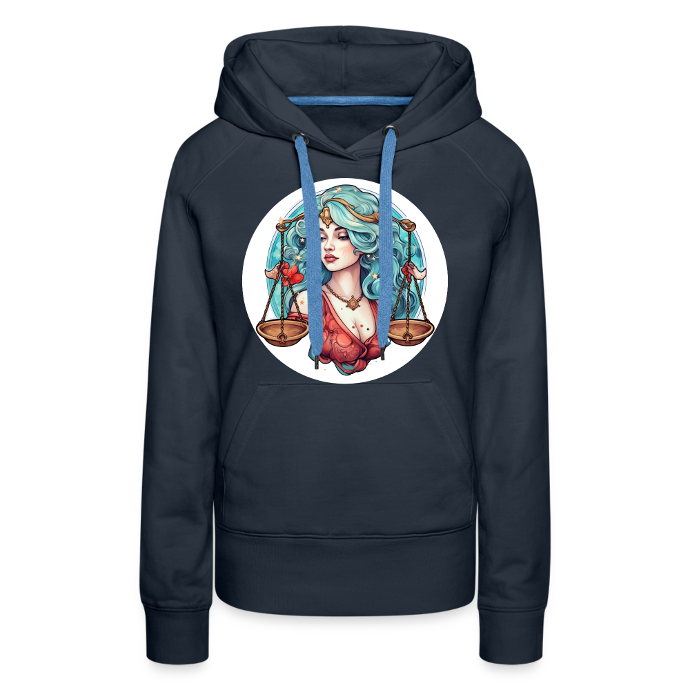 Women’s Symbol Libra Premium Hoodie - navy