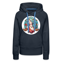 Thumbnail for Women’s Symbol Libra Premium Hoodie - navy