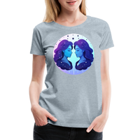 Thumbnail for Women’s Magic Gemini Premium T-Shirt - heather ice blue