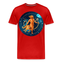 Thumbnail for Men's Mythical Sagittarius Premium T-Shirt - red