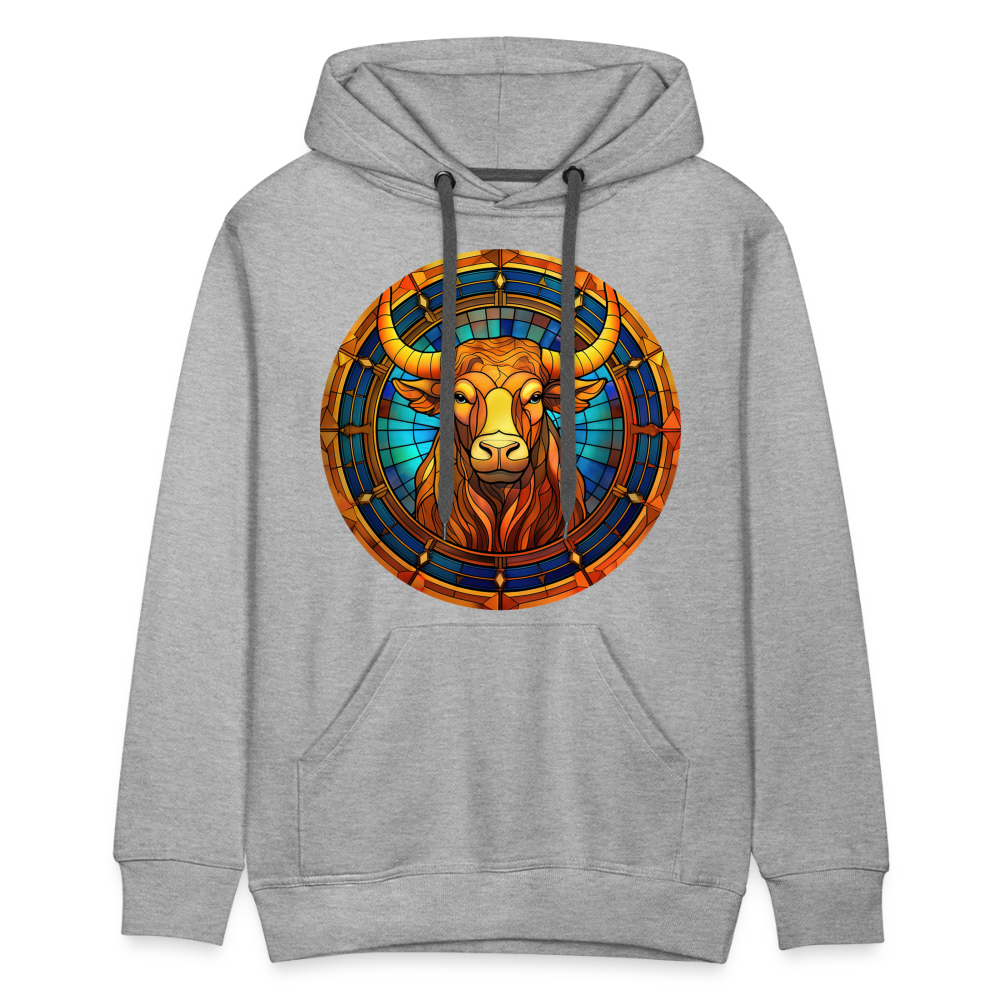 Men’s Mosaic Taurus Premium Hoodie - heather grey