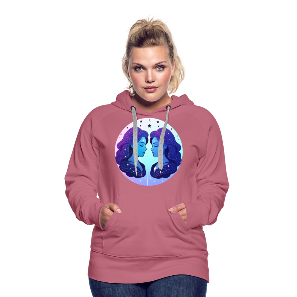 Women’s Magic Gemini Premium Hoodie - mauve