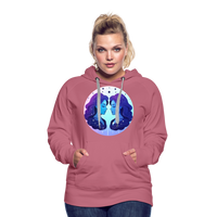 Thumbnail for Women’s Magic Gemini Premium Hoodie - mauve