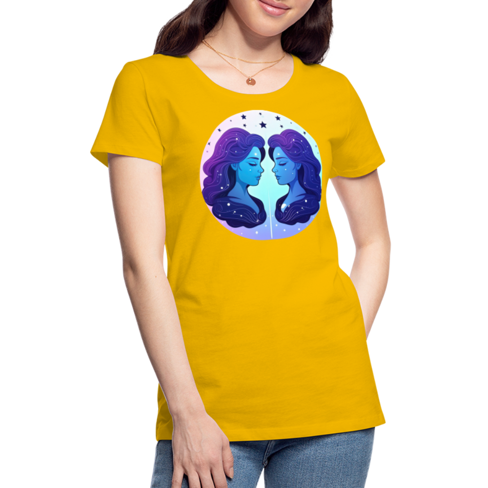 Women’s Magic Gemini Premium T-Shirt - sun yellow