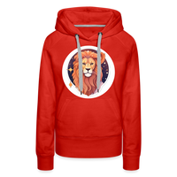 Thumbnail for Women’s Symbol Leo Premium Hoodie - red