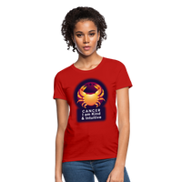 Thumbnail for Women's Glow Cancer T-Shirt - red