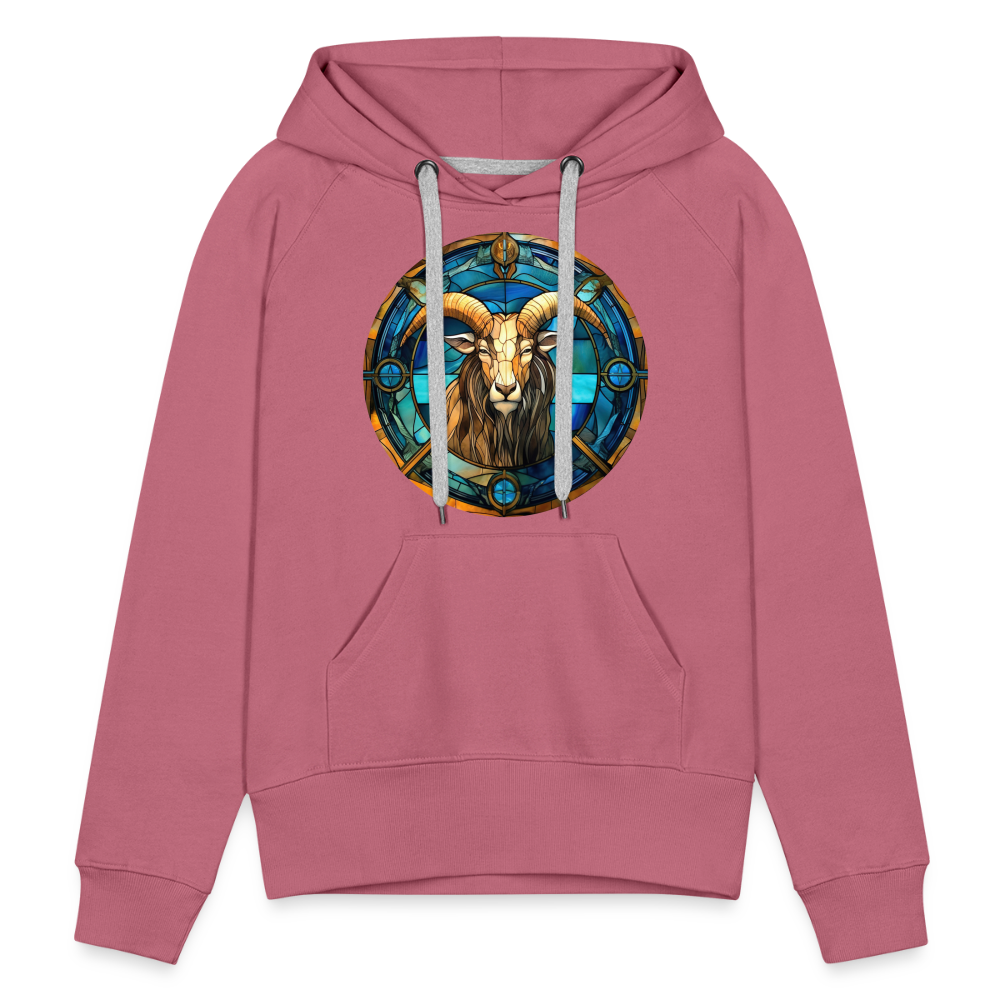 Women’s Mosaic Capricorn Premium Hoodie - mauve