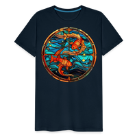 Thumbnail for Men's Mosaic Pisces Premium T-Shirt - deep navy