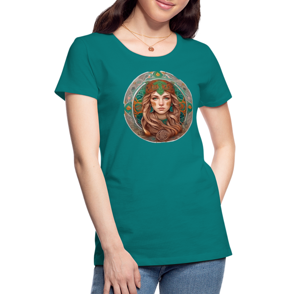 Women’s Mythical Virgo Premium T-Shirt - teal