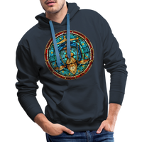 Thumbnail for Men’s Mosaic Libra Premium Hoodie - navy