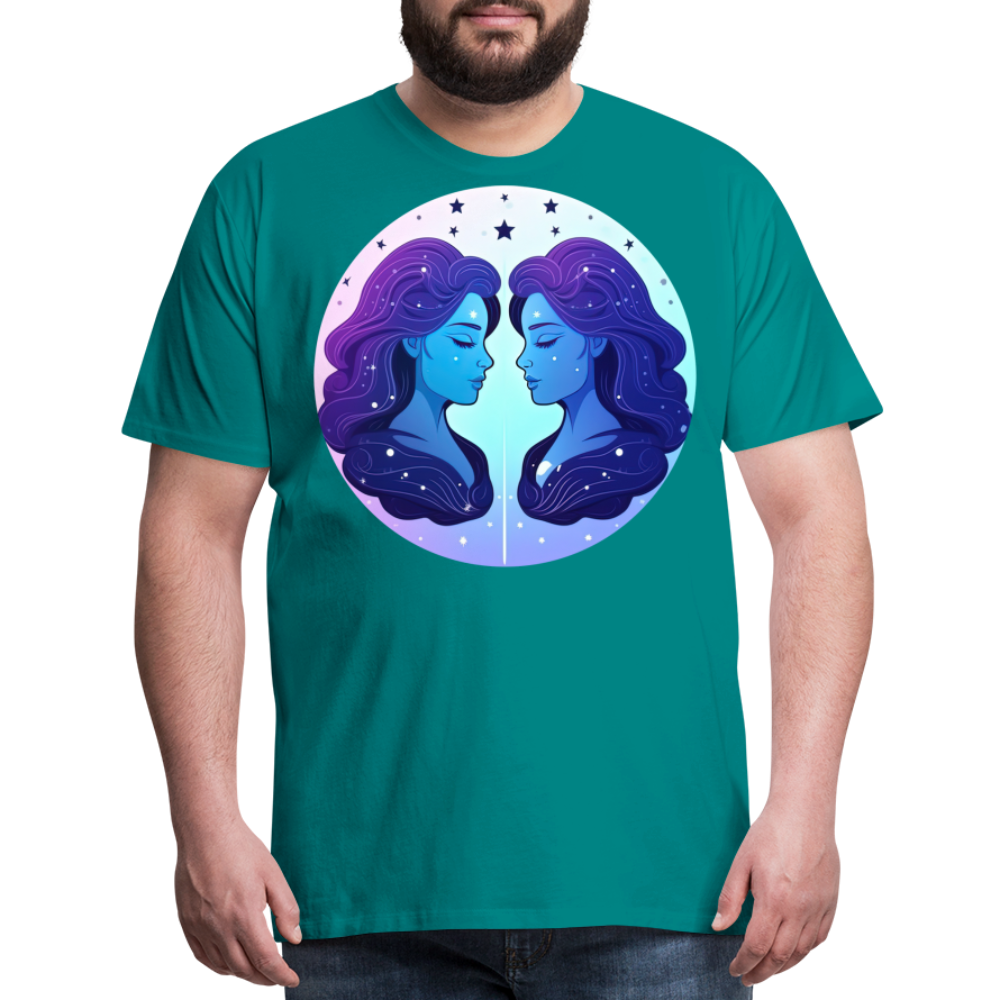 Men's Magic Gemini Premium T-Shirt - teal