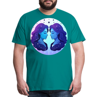 Thumbnail for Men's Magic Gemini Premium T-Shirt - teal