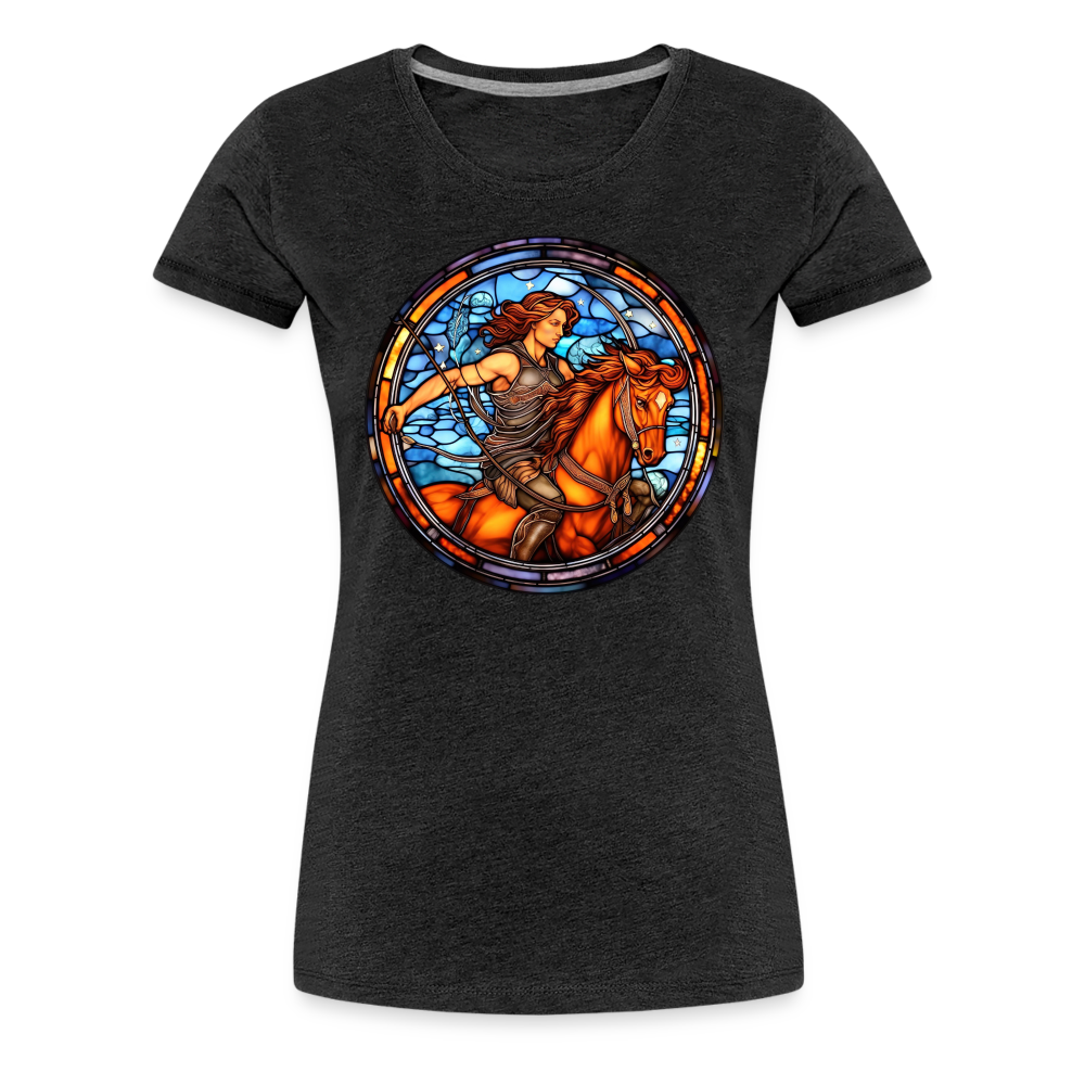 Women’s Mosaic Sagittarius Premium T-Shirt - charcoal grey