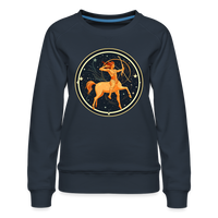 Thumbnail for Women’s Mystic Sagittarius Premium Sweatshirt - navy