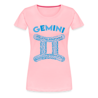 Thumbnail for Women's Power Words Gemini Premium T-Shirt - pink