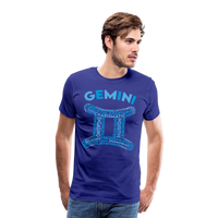 Thumbnail for Men's Power Words Gemini Premium T-Shirt - royal blue