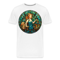 Thumbnail for Men's Mosaic Virgo Premium T-Shirt - white