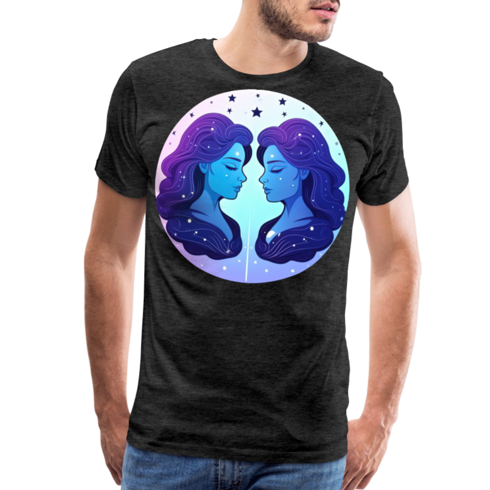 Men's Magic Gemini Premium T-Shirt - charcoal grey