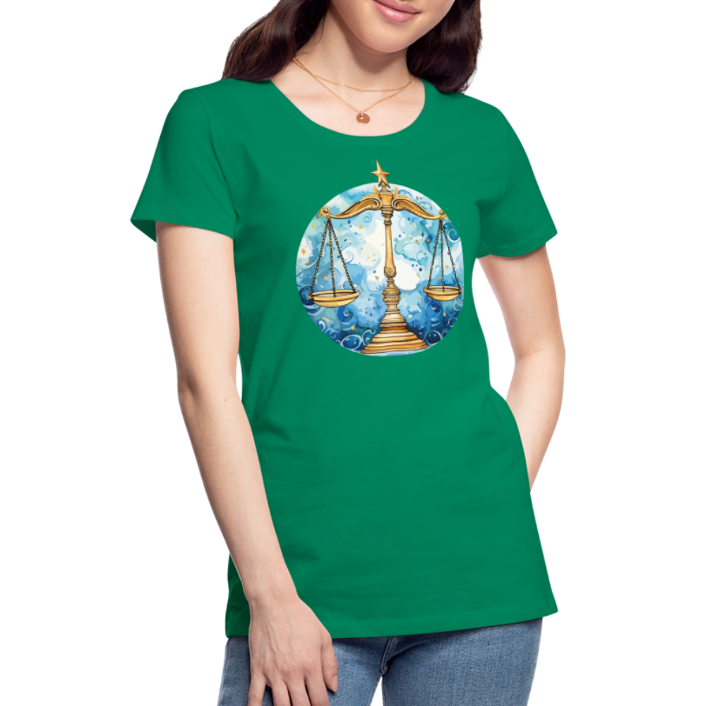 Women’sMythical Libra Premium T-Shirt - kelly green