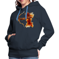 Thumbnail for Women’s Mythical Sagittarius Premium Hoodie - navy