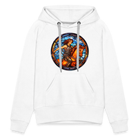 Thumbnail for Women’s Mosaic Sagittarius Premium Hoodie - white