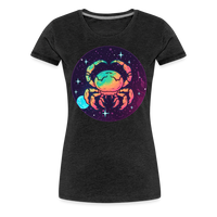 Thumbnail for Women’s Mystic Cancer Premium T-Shirt - charcoal grey