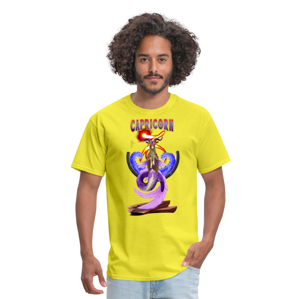 Men's Astral Capricorn Classic T-Shirt - yellow