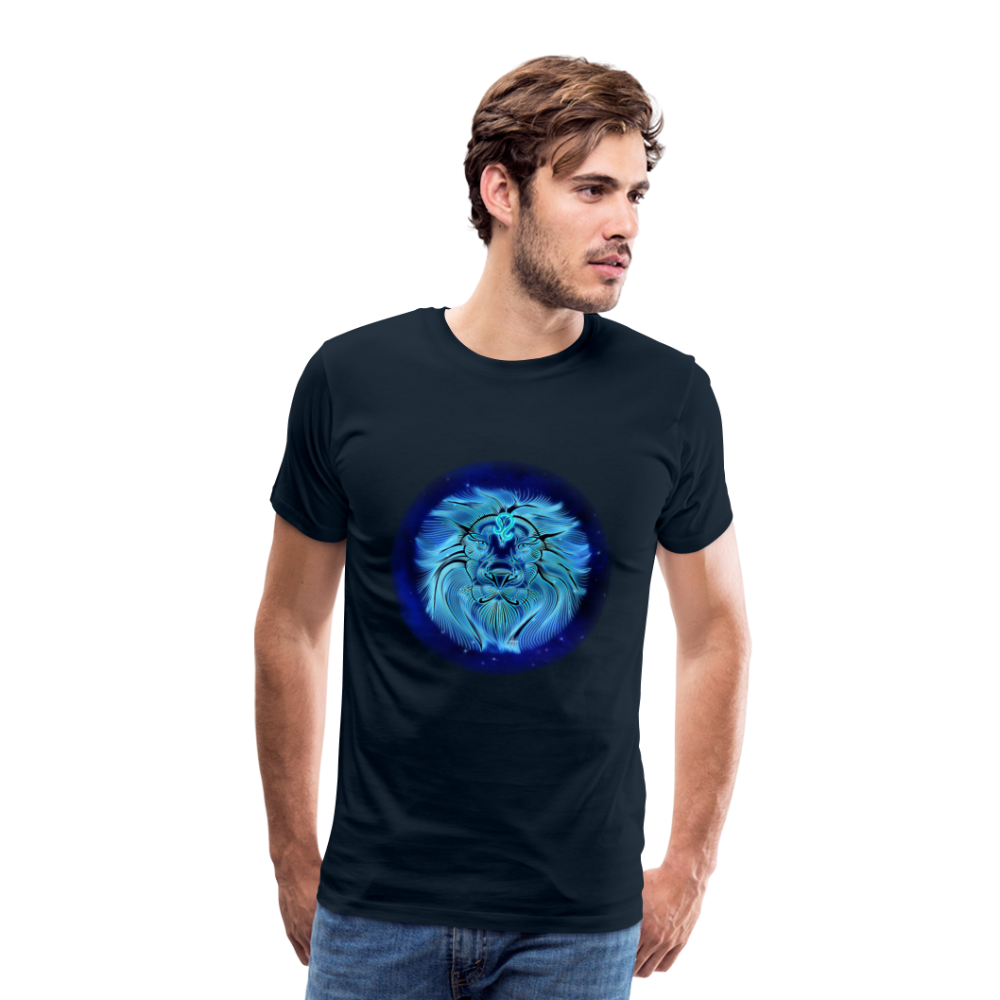 Men's Leo Premium T-Shirt - deep navy