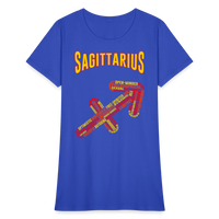 Thumbnail for Women's Power Words Sagittarius T-Shirt - royal blue