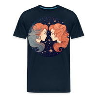 Thumbnail for Men's Mystic Gemini Premium T-Shirt - deep navy