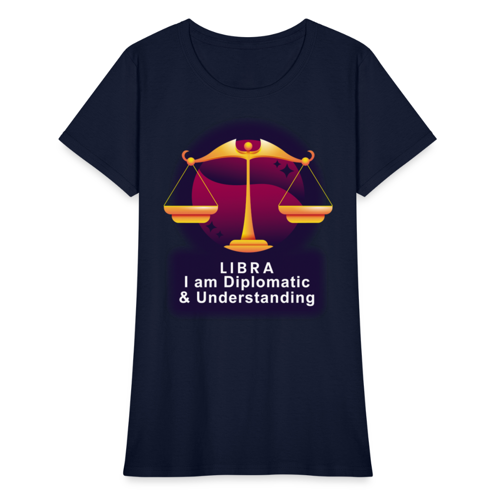 Women's Glow Libra T-Shirt - navy