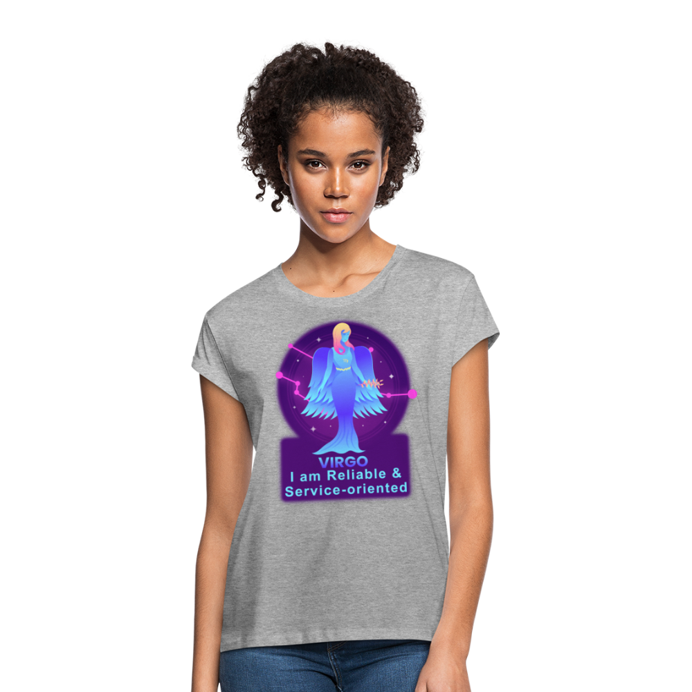 Women's Neon Virgo Relaxed Fit T-Shirt - heather gray