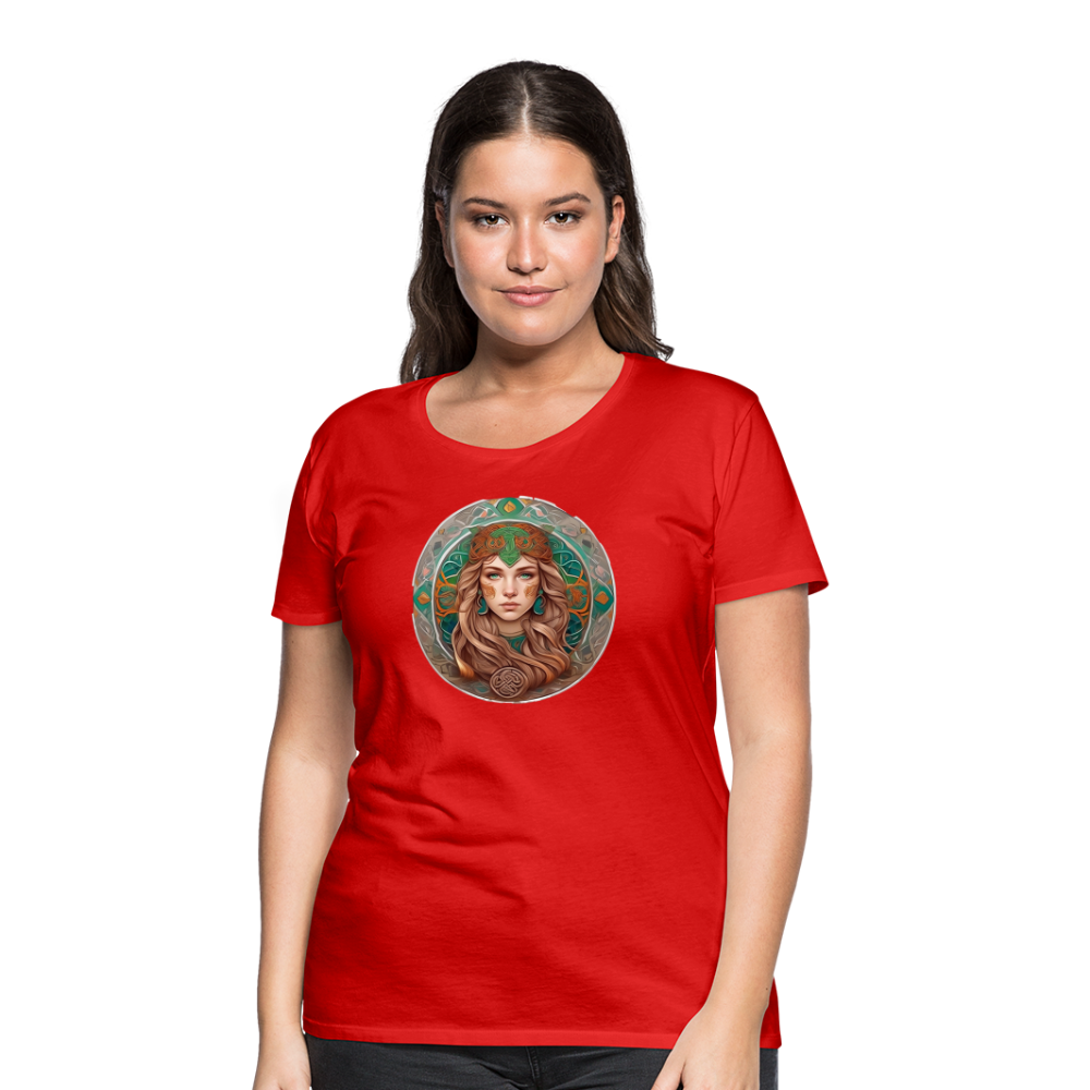 Women’s Mythical Virgo Premium T-Shirt - red