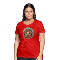 Thumbnail for Women’s Mythical Virgo Premium T-Shirt - red