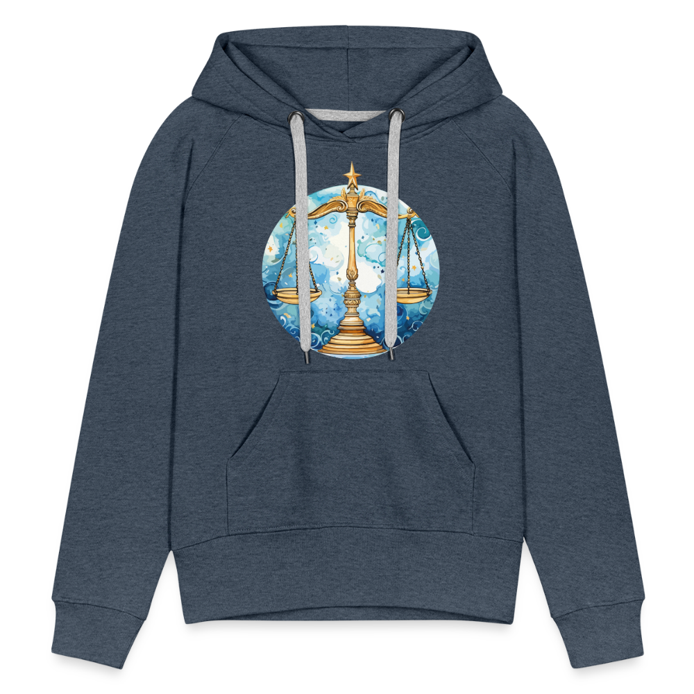 Women’s Mythical Libra Premium Hoodie - heather denim