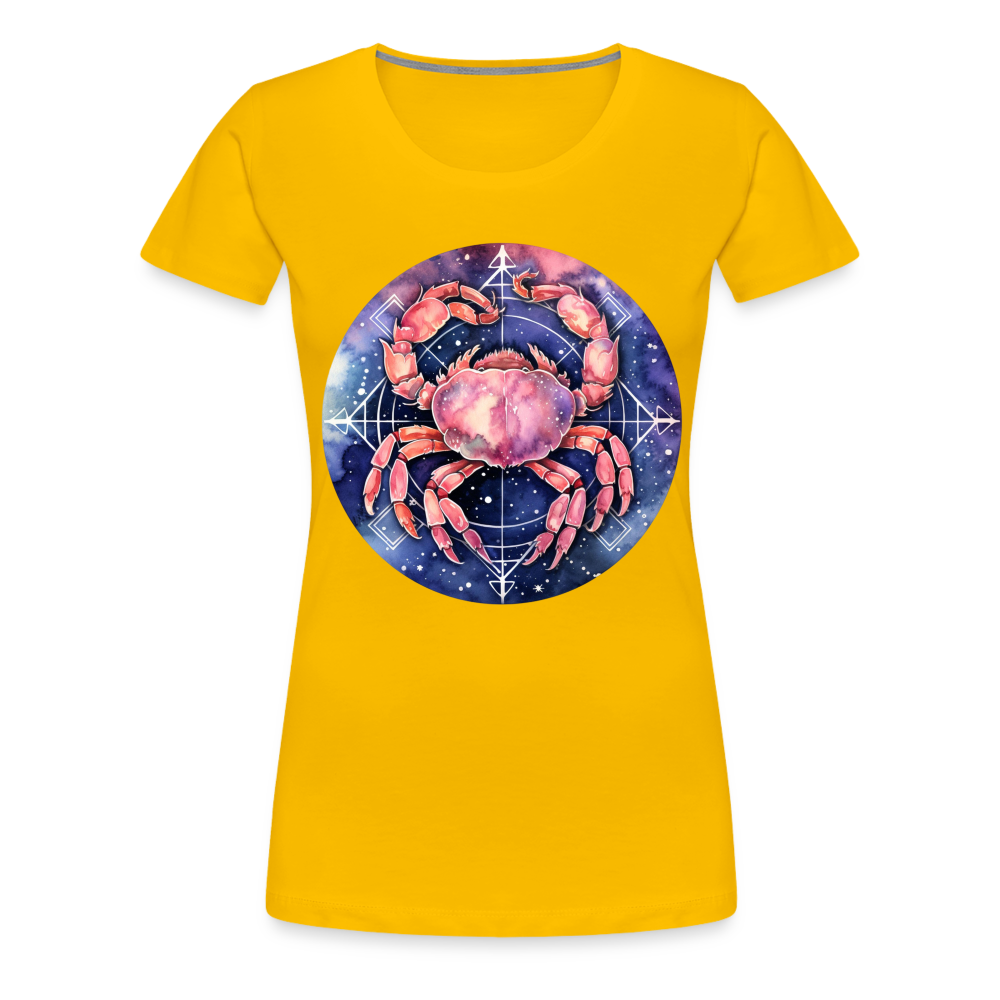 Women’s Mythical Cancer Premium T-Shirt - sun yellow