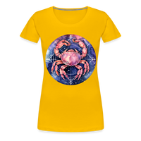 Thumbnail for Women’s Mythical Cancer Premium T-Shirt - sun yellow