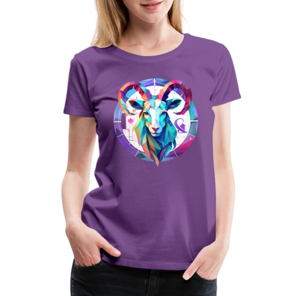 Women’s Mythical Aries Premium T-Shirt - purple