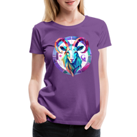 Thumbnail for Women’s Mythical Aries Premium T-Shirt - purple