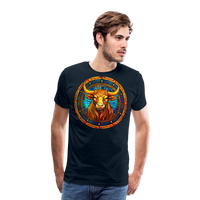 Thumbnail for Men's Mosaic Taurus Premium T-Shirt - deep navy