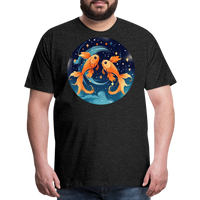 Thumbnail for Men's Magic Pisces Premium T-Shirt - charcoal grey