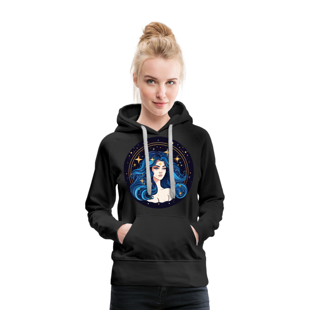 Women’s Magic Virgo Premium Hoodie - black