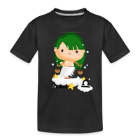 Thumbnail for Kid’s Astro Girl Libra Premium Organic T-Shirt - black