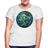 Thumbnail for Women's Mosaic Aquarius Relaxed Fit T-Shirt - white