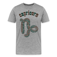 Thumbnail for Men's Power Words Capricorn Premium T-Shirt - heather gray