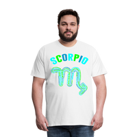 Thumbnail for Men's Power Words Scorpio Premium T-Shirt - white