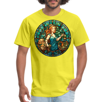 Thumbnail for Men's Mosaic Virgo Classic T-Shirt - yellow