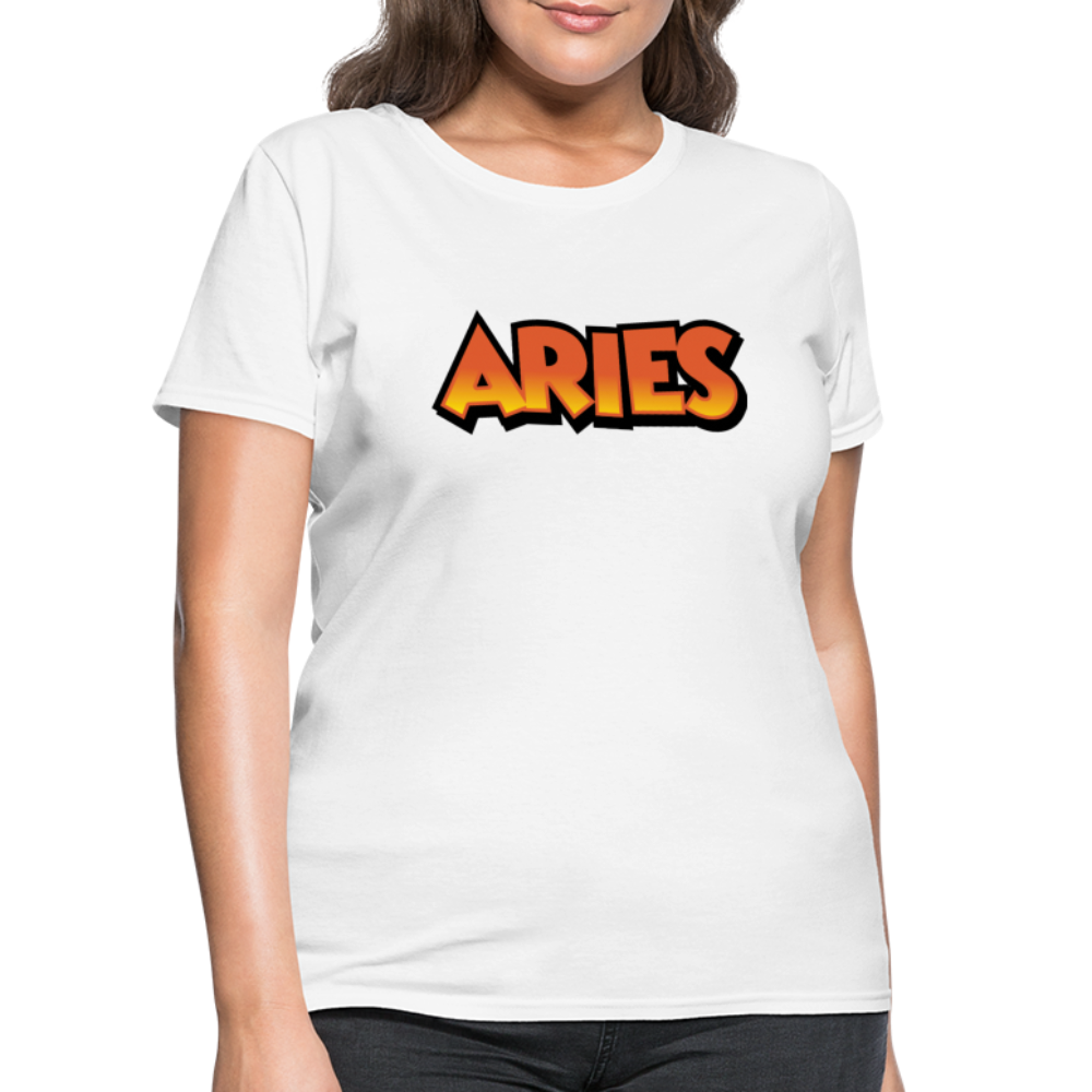 Women's Aries New Design T-Shirt - white