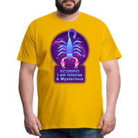 Thumbnail for Men's Neon Scorpio Premium T-Shirt - sun yellow