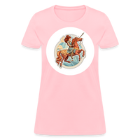 Thumbnail for Women's Symbol Sagittarius T-Shirt - pink